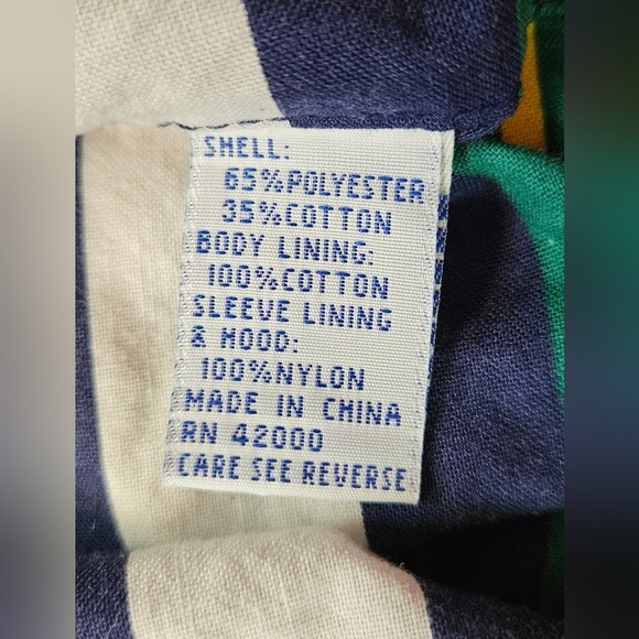 Oceanside Mens Red Boating Long Sleeve Elastic Waist Full Zipper Jacket Size L - Picture 13 of 16